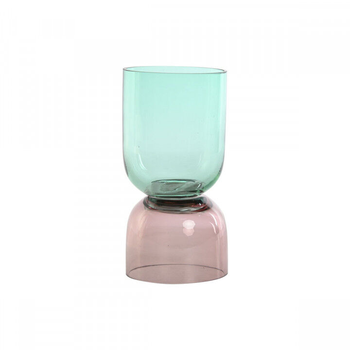 Vase Home ESPRIT Bicolore Verre 10 x 10 x 21 cm