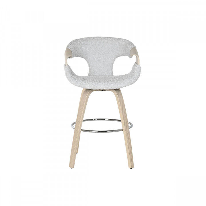 Taburete Home ESPRIT Gris Madera 55,5 x 52,5 x 92,5 cm