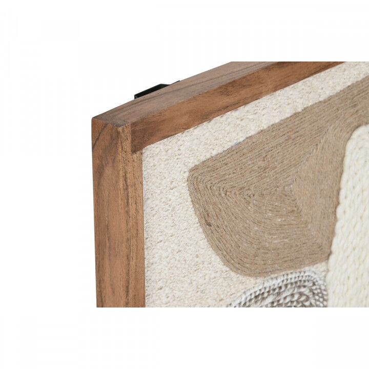 Quadro Home ESPRIT Cotone Legno di acacia 50 x 3 x 60 cm