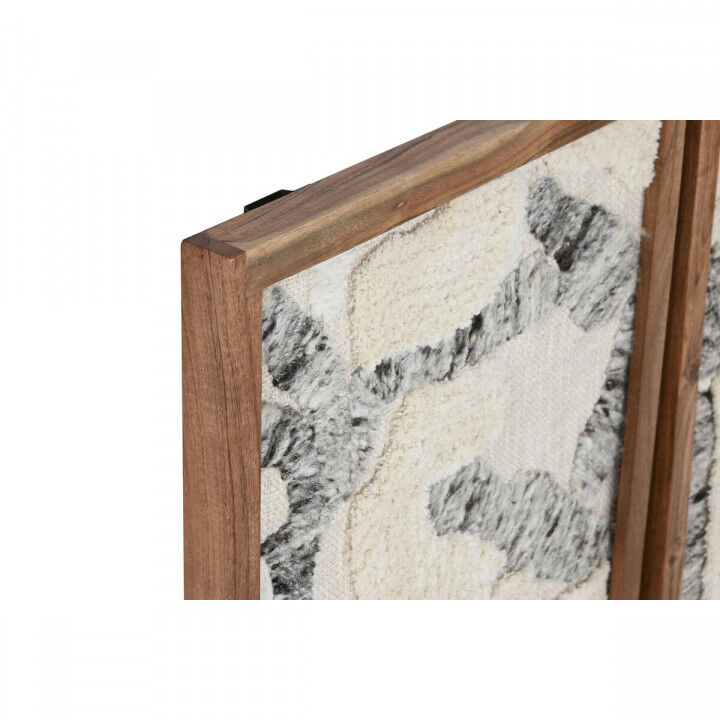 Painting Home ESPRIT Cotton Acacia 43 x 3 x 63 cm