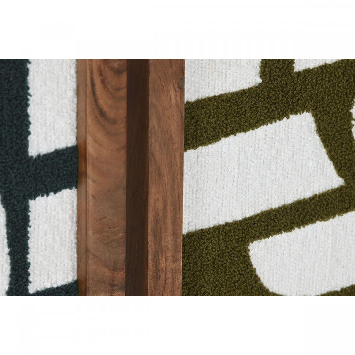 Quadro Home ESPRIT Cotone Legno di acacia 60 x 3 x 75 cm