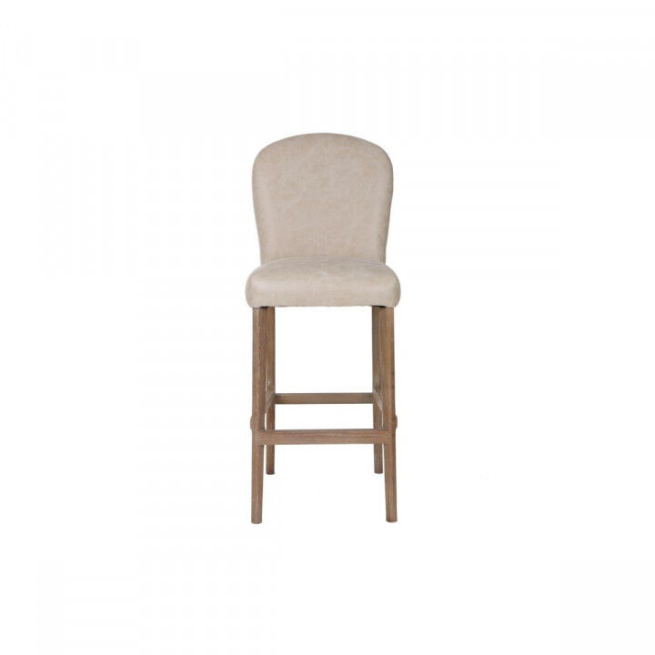 Tabouret Home ESPRIT Blanc Cuir