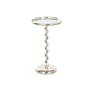 Bijzettafel Home ESPRIT Zilverkleurig 35 x 35 x 61 cm