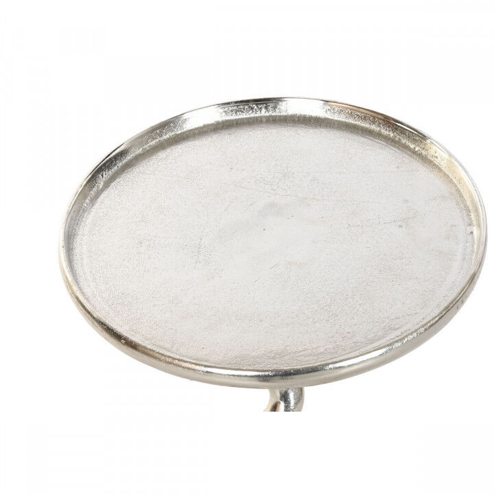 Bijzettafel Home ESPRIT Zilverkleurig 35 x 35 x 61 cm