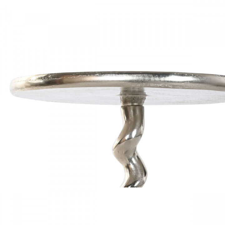 Table d'appoint Home ESPRIT Argenté 35 x 35 x 61 cm