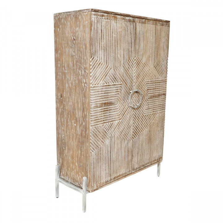 Schrank Home ESPRIT Weiß Mango-Holz 85 x 38 x 134 cm