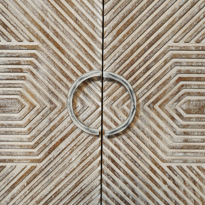 Armario Home ESPRIT Blanco Madera de mango 85 x 38 x 134 cm