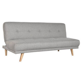 Canapé Convertible Home ESPRIT Gris Crème Scandi 172 x 80 x 76 cm