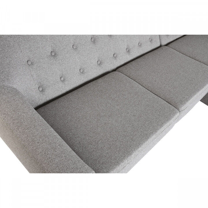 Sofá Home ESPRIT Gris Crema Scandi 226 x 144 x 84 cm
