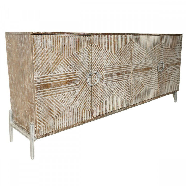 Credenza Home ESPRIT Bianco Legno di mango 180 x 40 x 80 cm