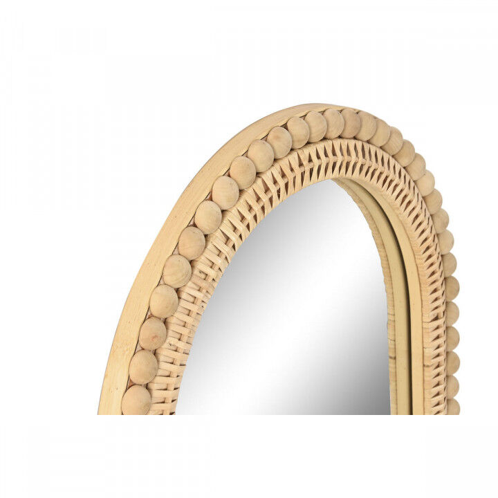 Wall mirror Home ESPRIT Natural Scandi 48 X 3 X 80 CM