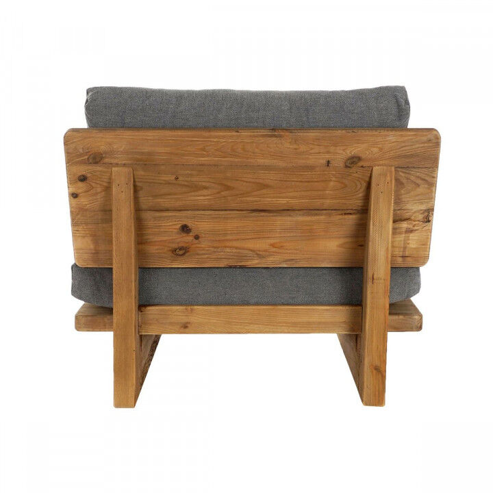 Fauteuil Home ESPRIT Noir Naturel 95 x 88 x 75 cm