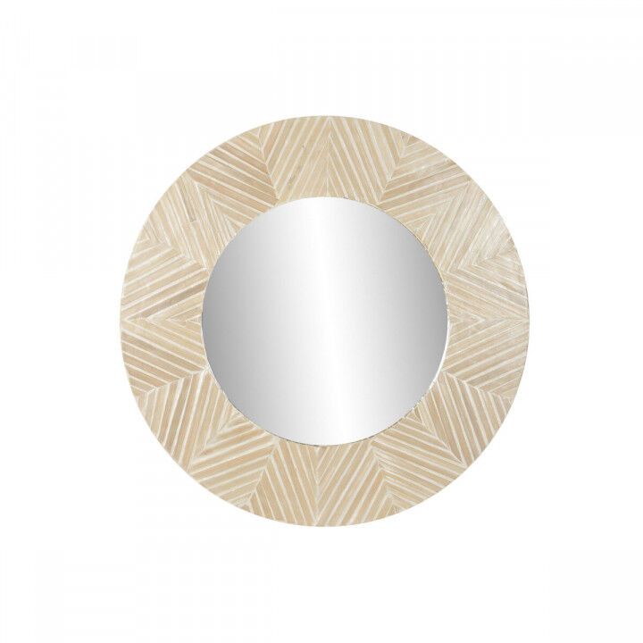 Miroir mural Home ESPRIT Blanc Marron Mosaïque Tropical 100 x 4 x 100 cm