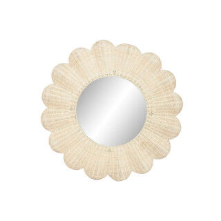 Espejo de pared Home ESPRIT Natural Boho 91 x 6 x 91 cm