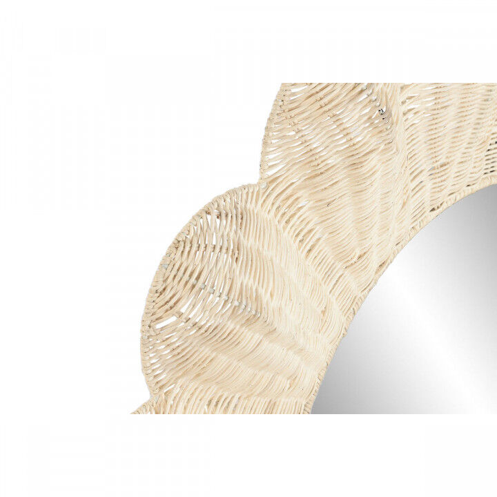 Wall mirror Home ESPRIT Natural Boho 91 x 6 x 91 cm