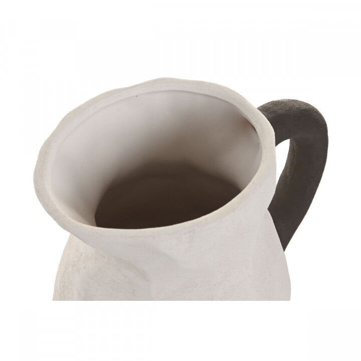 Jarrón Home ESPRIT Blanco Gris Gres