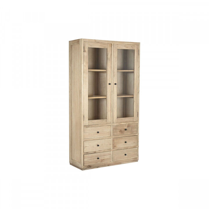 Vitrina Home ESPRIT Cristal madera de mindi 100 x 40 x 185 cm