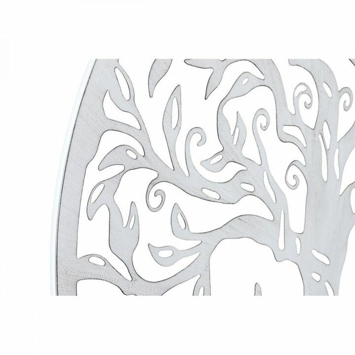 Decorazione da Parete DKD Home Decor Nero Metallo Bianco Indiano Luna (2 Unità) (60 x 1 x 60 cm)