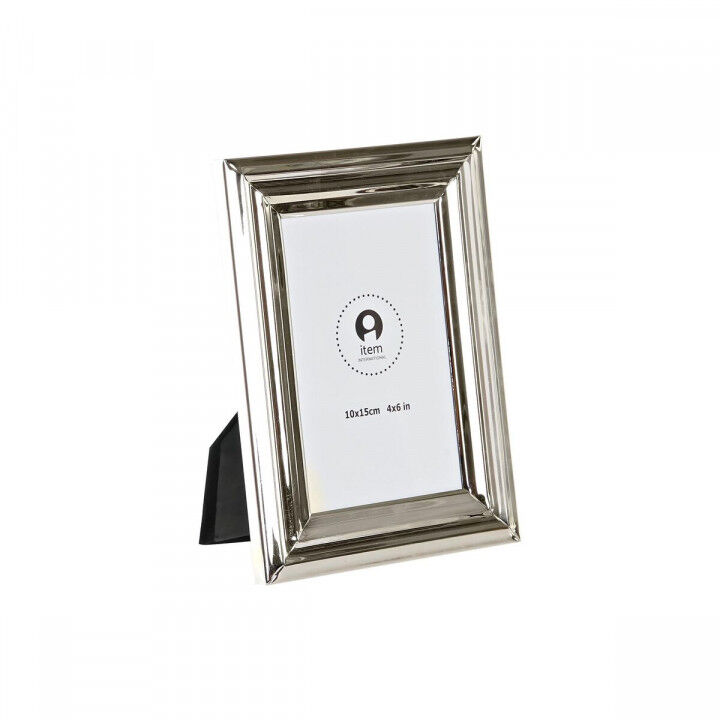 Fotorahmen DKD Home Decor Silberfarben Metall 15 x 2 x 20 cm Traditionell