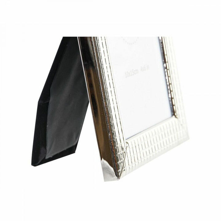 Marco de Fotos DKD Home Decor Plateado Metal Shabby Chic 12 x 2 x 17 cm