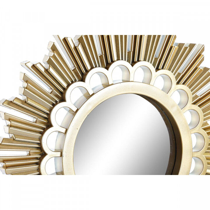 Orologio da Parete DKD Home Decor Specchio PP (25 x 2,5 x 25 cm) (2 Unità)