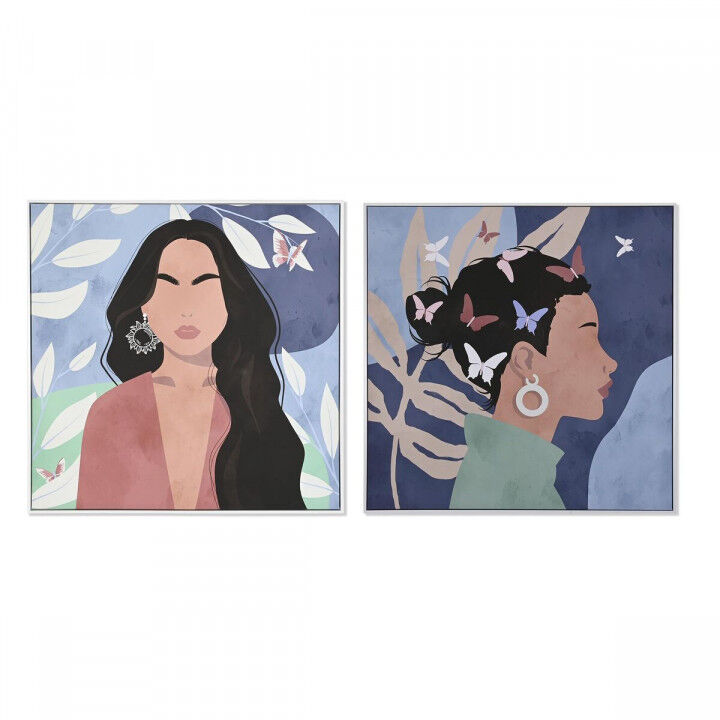 Canvas DKD Home Decor polyestyreen Canvas 103 x 4,5 x 103 cm