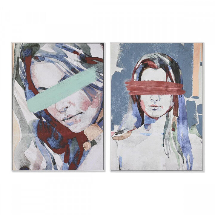 Schilderij DKD Home Decor polyestyreen Canvas 103 x 4,3 x 143 cm