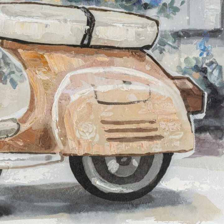 Tela DKD Home Decor Strada Tradizionale 90 x 3,7 x 90 cm 90 x 3,5 x 90 cm (2 Unità)