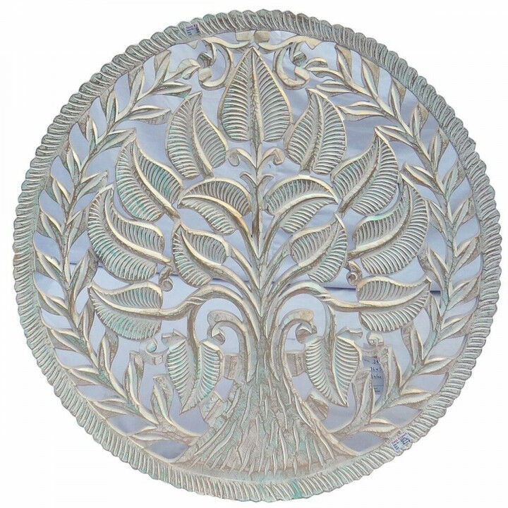 Wanddekoration DKD Home Decor Baum MDF (90 x 2 x 90 cm)