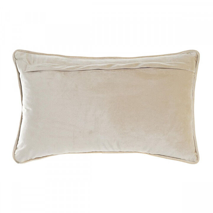 Coussin DKD Home Decor Doré 50 x 10 x 30 cm Fleurs