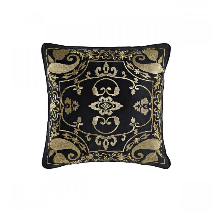 Cojín DKD Home Decor Negro Dorado 45 x 10 x 45 cm Árabe