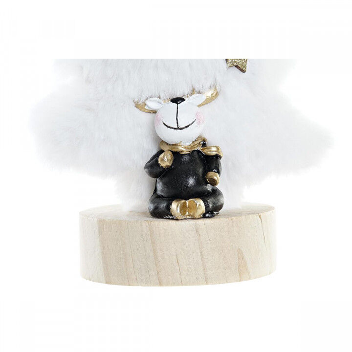 Decorazione Natalizia DKD Home Decor Albero Poliestere MDF Resina (12 x 8 x 15,5 cm) (2 Unità)