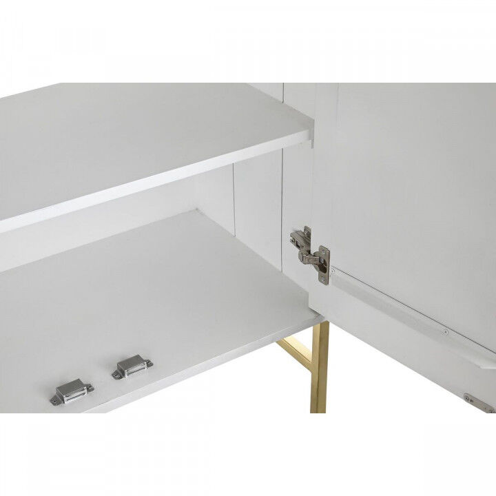 Sideboard DKD Home Decor White Brass Mango wood 157 x 43 x 84 cm 153 x 43 x 84 cm Rhombus