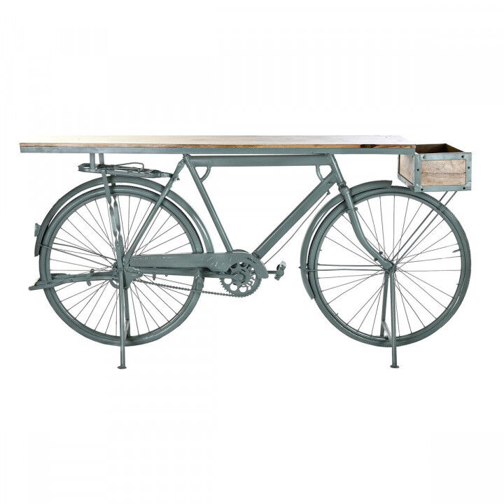 Ingresso DKD Home Decor Azzurro Ferro Legno di mango (195 x 40 x 91 cm)