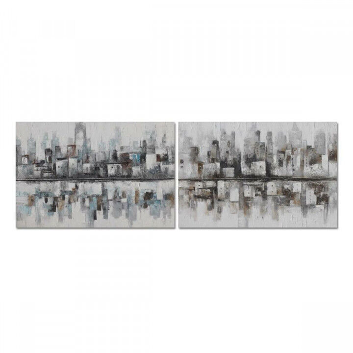 Leinwand DKD Home Decor Leinwand Holz MDF 120 x 2,8 x 80 cm