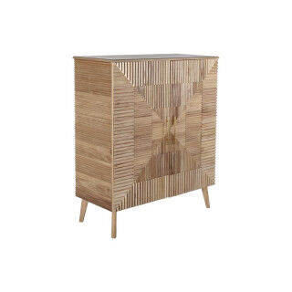 Buffet DKD Home Decor Doré Marron Clair Bois de paulownia Bois MDF 100 x 44 x 118 cm