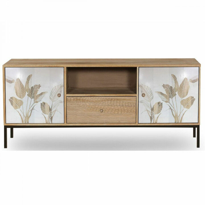 Mueble de TV DKD Home Decor Metal Madera de mango (140 x 40 x 50 cm)