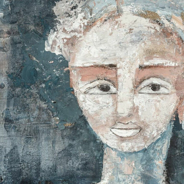 Canvas DKD Home Decor Pijnboom Canvas 90 x 4 x 120 cm 90 x 3,7 x 120 cm