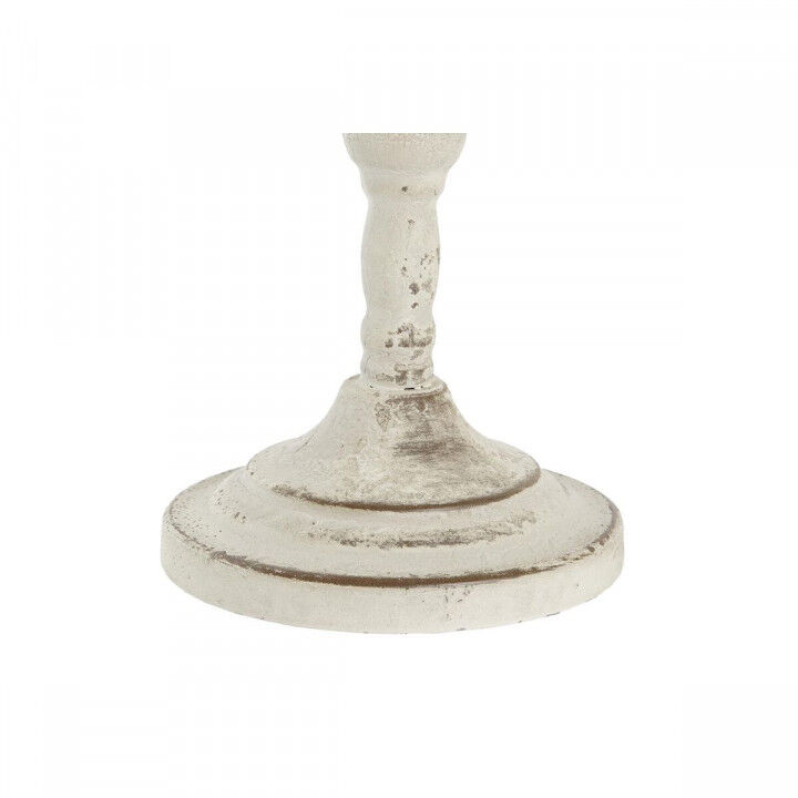 Portacandele DKD Home Decor Metallo Bianco 13 x 13 x 25 cm