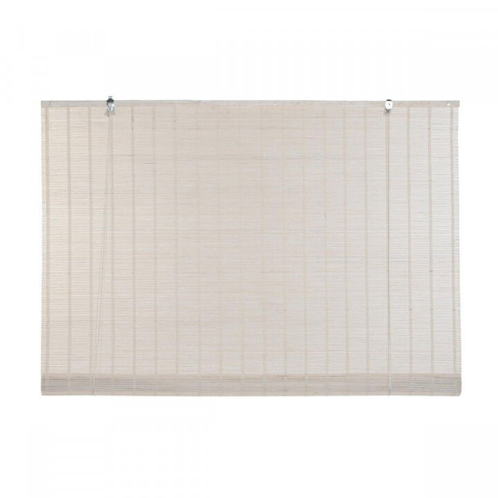 Store à enrouleur DKD Home Decor Vernis Blanc Bambou 120 x 2 x 230 cm