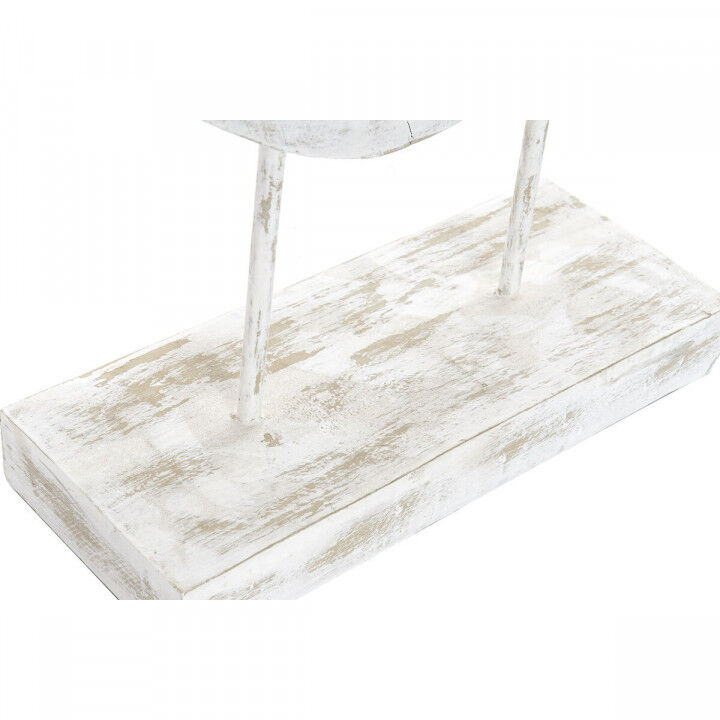 Figura Decorativa DKD Home Decor 32,5 x 10 x 47 cm Plateado Blanco Bailarina Ballet Moderno Decapé (2 Unidades)