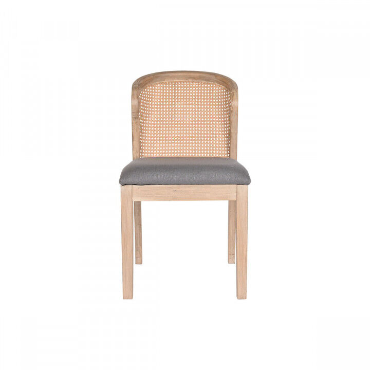 Keukenstoel DKD Home Decor Spar Polyester Donker grijs (46 x 61 x 86 cm)