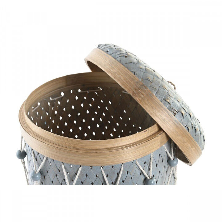 Basket spelset DKD Home Decor Multicolour Bamboe 4 Kg (3 Onderdelen) (3 Stuks)