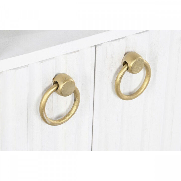 Planken DKD Home Decor Wit Metaal Mangohout 90 x 40 x 180 cm