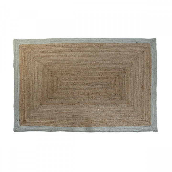 Alfombra DKD Home Decor Verde Marrón claro Natural Scandi 160 x 230 x 1 cm