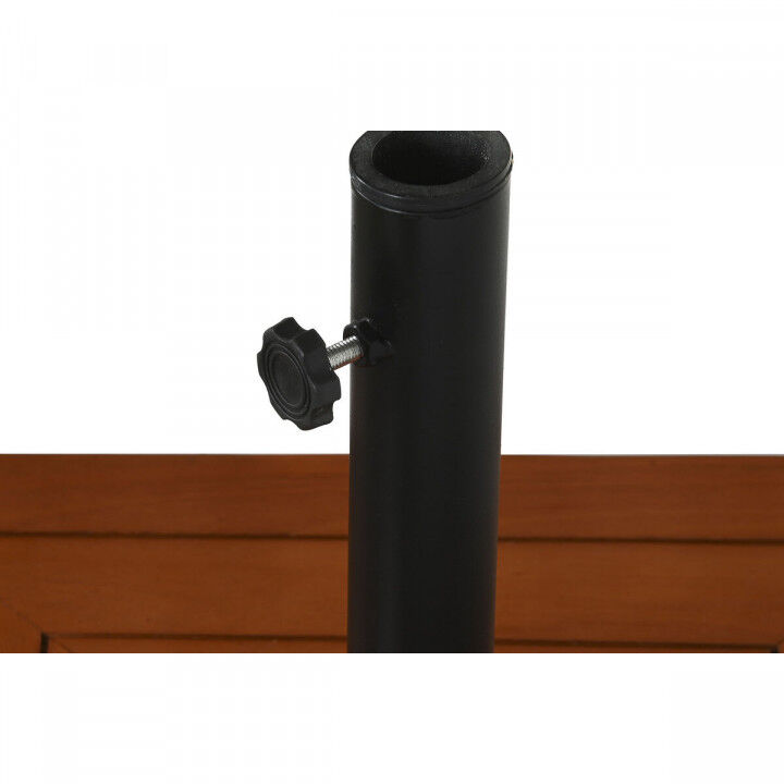 Base per Ombrellone DKD Home Decor Naturale Nero Metallo Granito Calcestruzzo (48 x 48 x 39 cm)