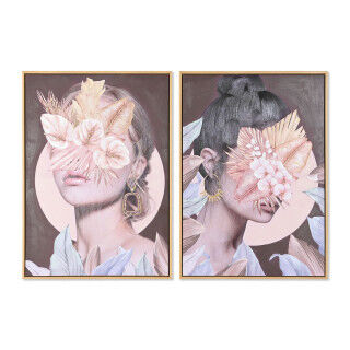 Canvas DKD Home Decor polyestyreen Canvas 50 x 3,5 x 70 cm