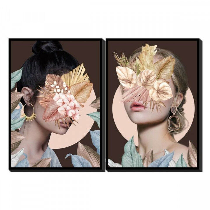 Lienzo DKD Home Decor Poliestireno Lienzo 50 x 3,5 x 70 cm