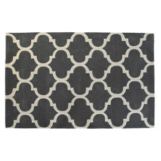 Teppich DKD Home Decor Grau Polyester 120 x 180 x 2 cm Ethnisch