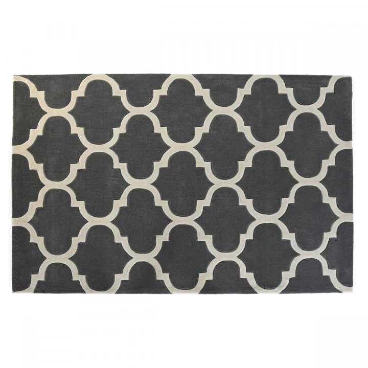 Alfombra DKD Home Decor Gris Poliéster 120 x 180 x 2 cm Étnico